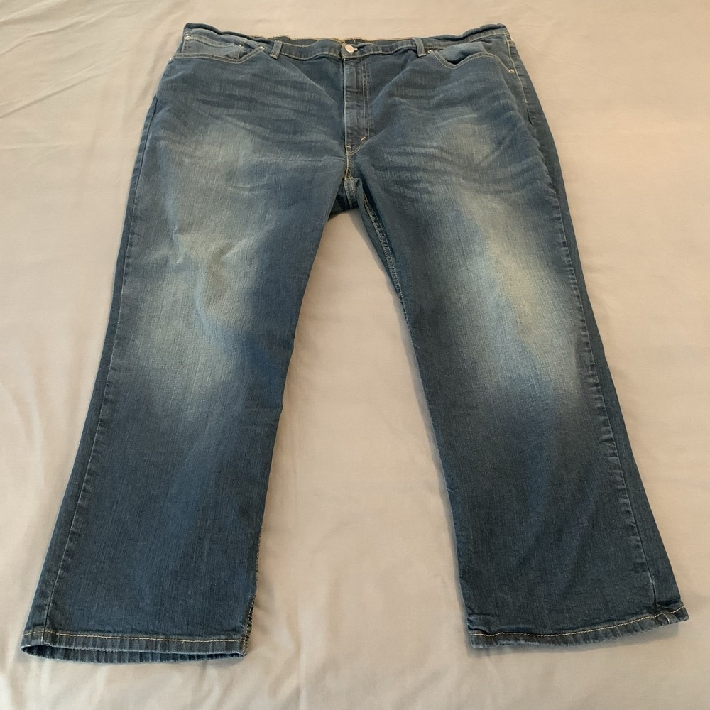 Levis 559 Jeans Mens 45x28 Big & Tall Blue Medium Wash Relaxed Straight Pants
